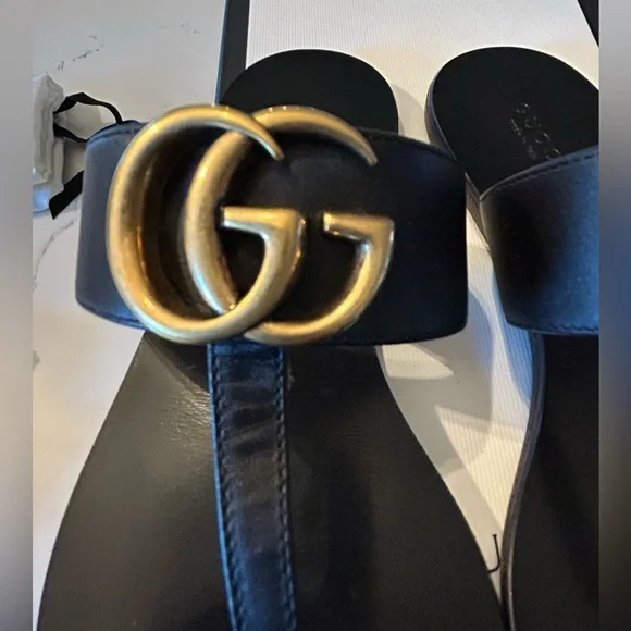 GUCCI GG MARMONT THONG SANDAL - Picture 3 of 16